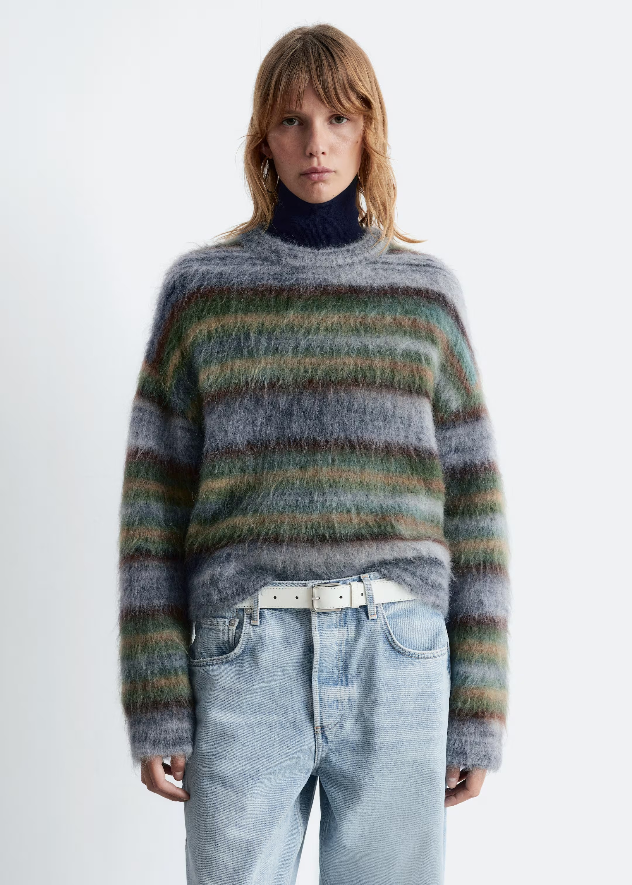H&M Striped knitted sweater