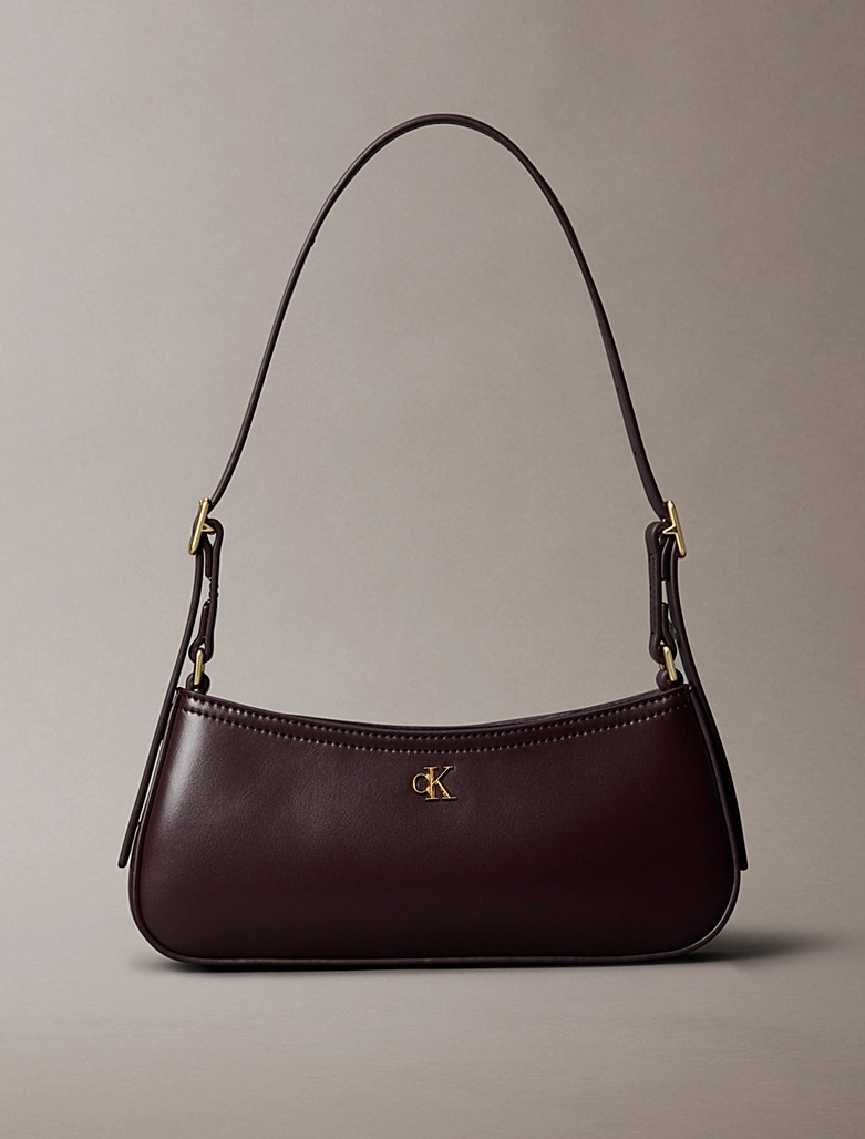Calvin Klein Shoulder bag with monogram logo metal element