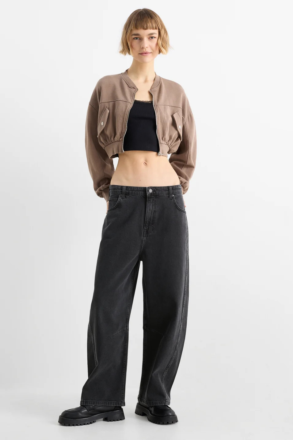 C&A  2236722 Balloon Jeans - Mid Waist