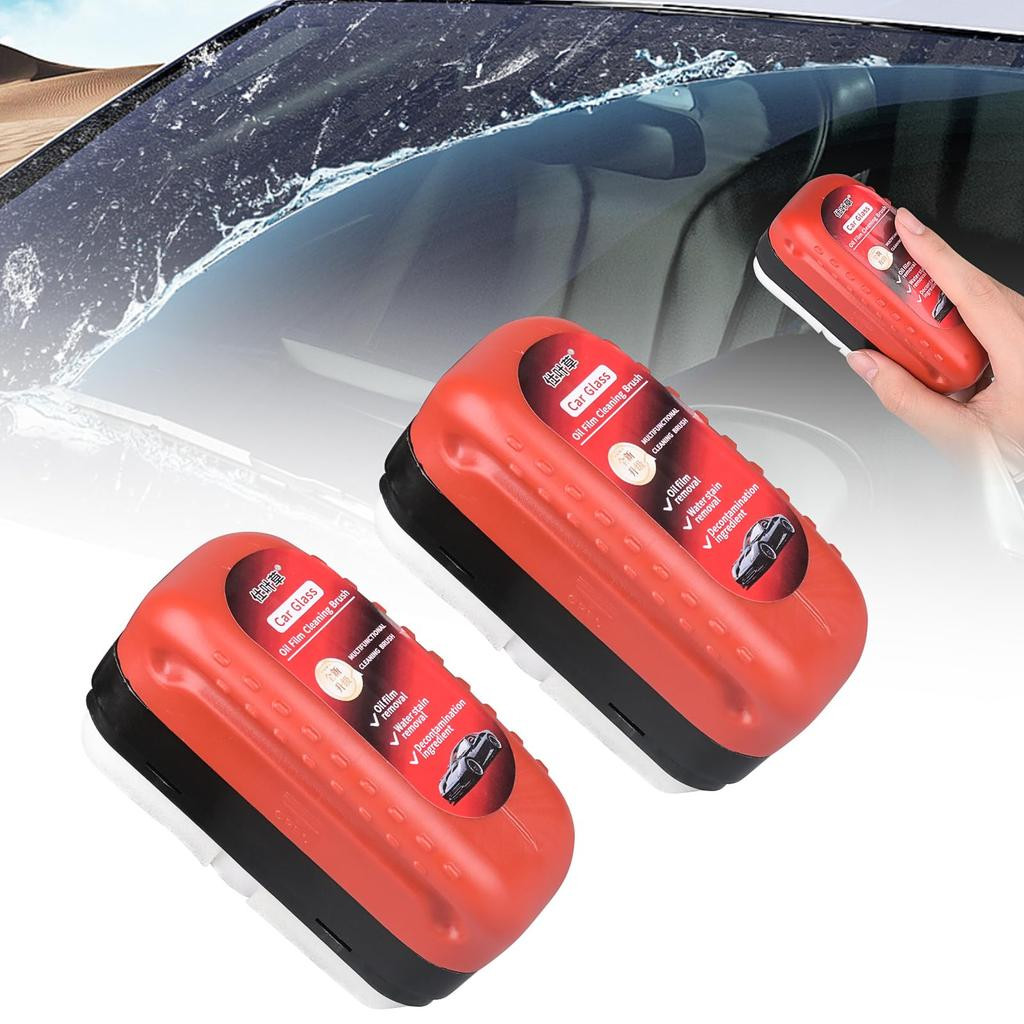 Homos Oil Film Remover Car Glass 2025 New Model Car Glass Cleaner Car Oil Film Remover Brush Cleaner Oil Film Remover Integrated Cleaning Automotive