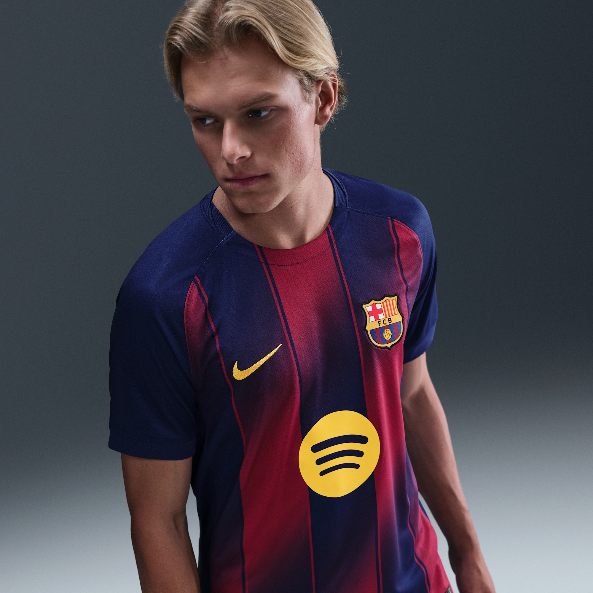 FC Barcelona 2025/26 Stadium Home Nike Dri-FIT Replica Football Jersey