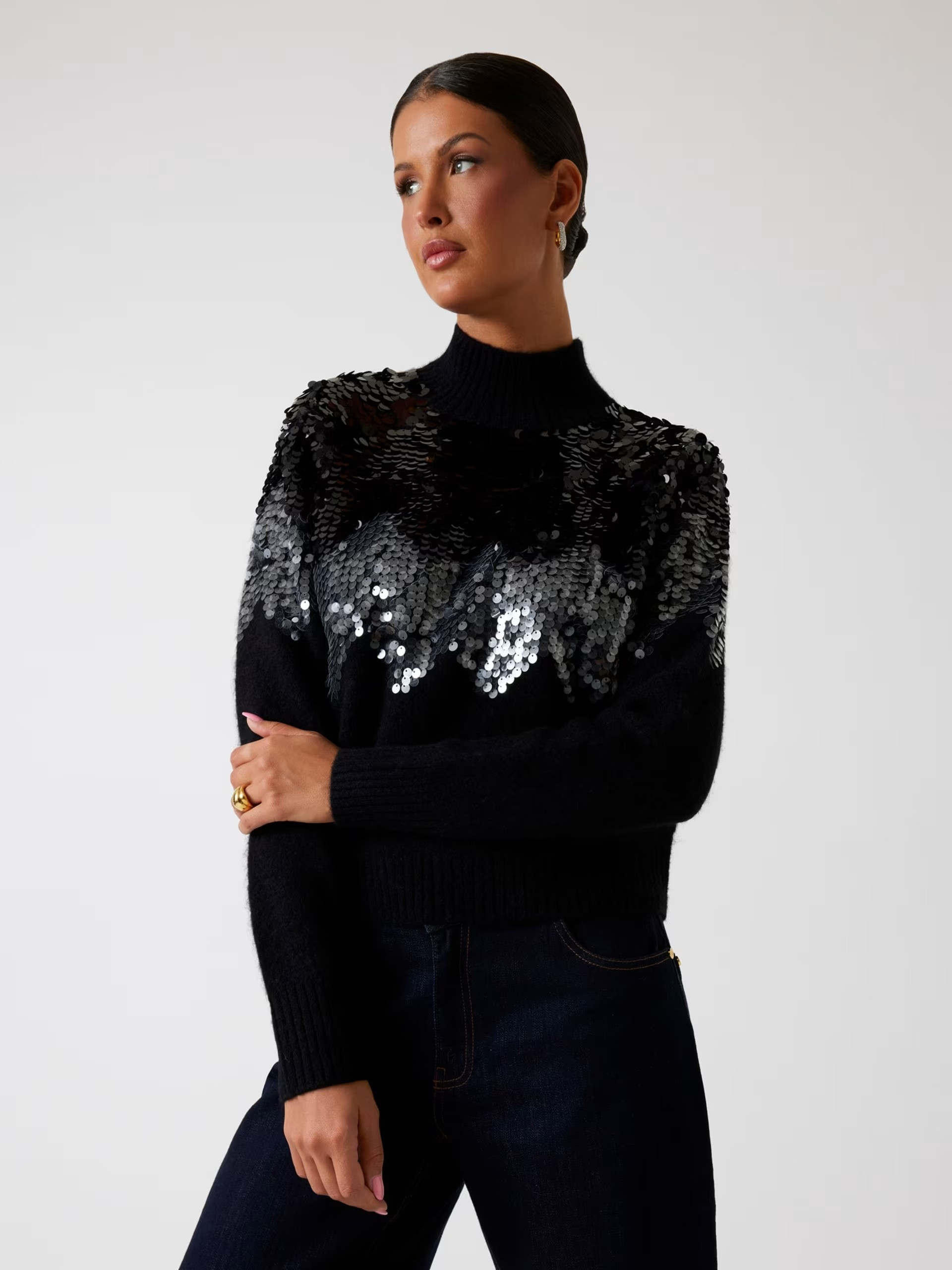 Guess Marciano alpaca-blend turtle-neck sweater