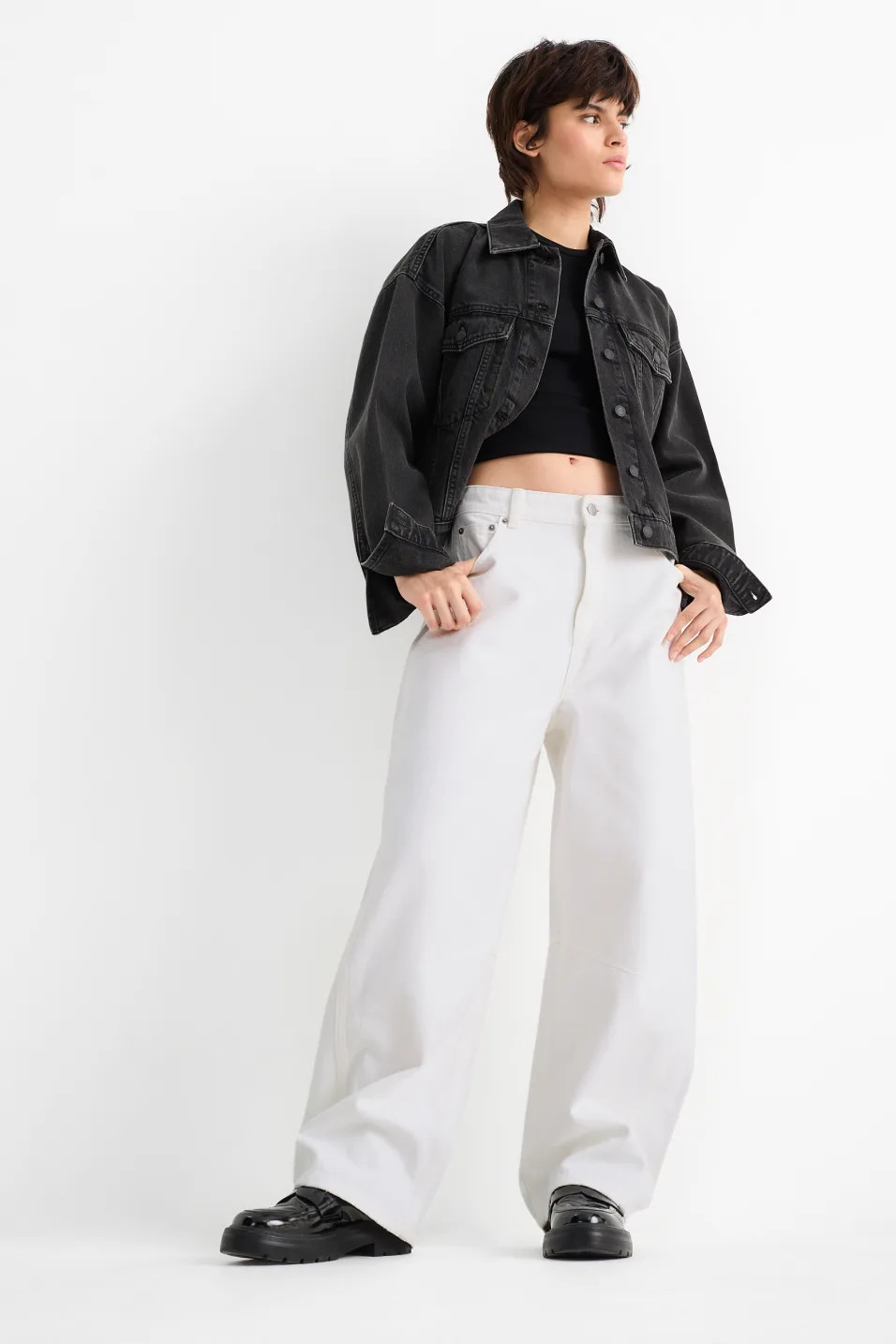 C&A  2238506 Balloon Jeans - Mid Waist
