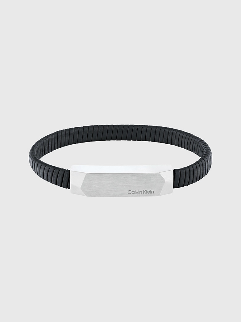 Calvin Klein Textured leather bracelet