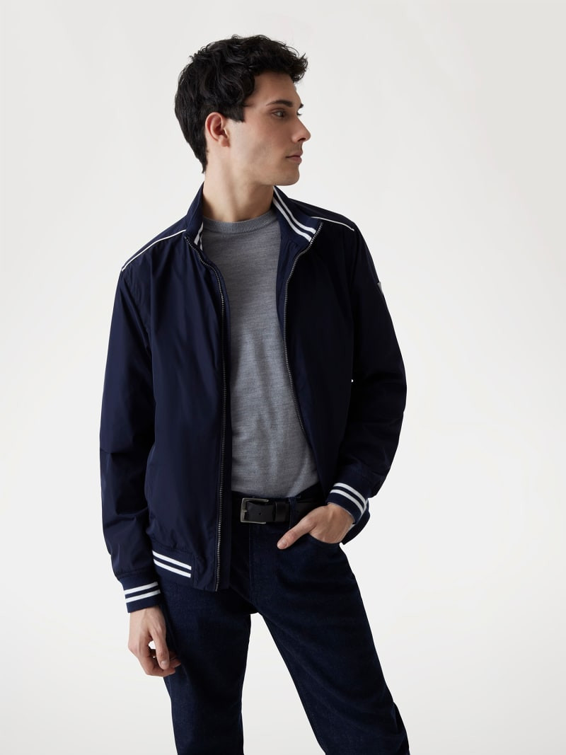 Men’s Satin Bomber Jacket