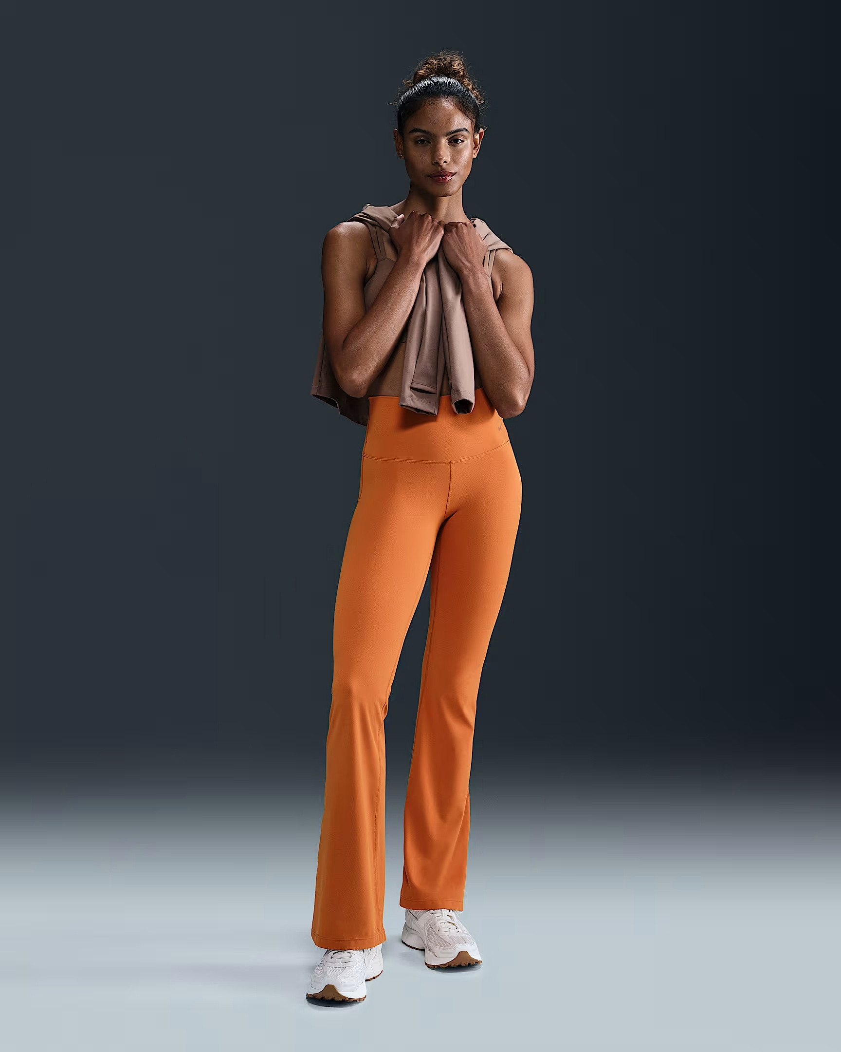Nike Zenvy High-waisted, flared-leg leggings for women