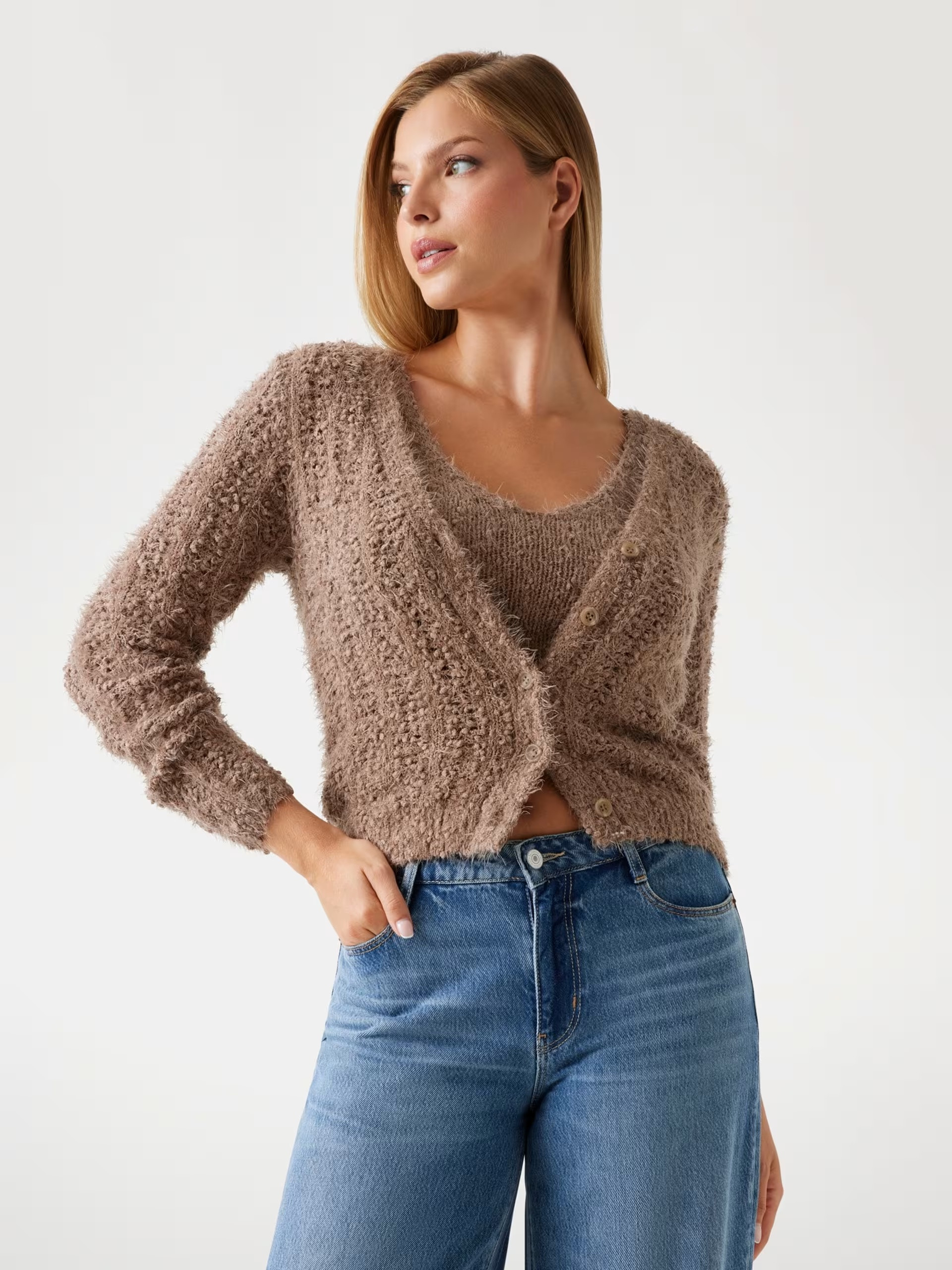 Guess Open-knit cardigan