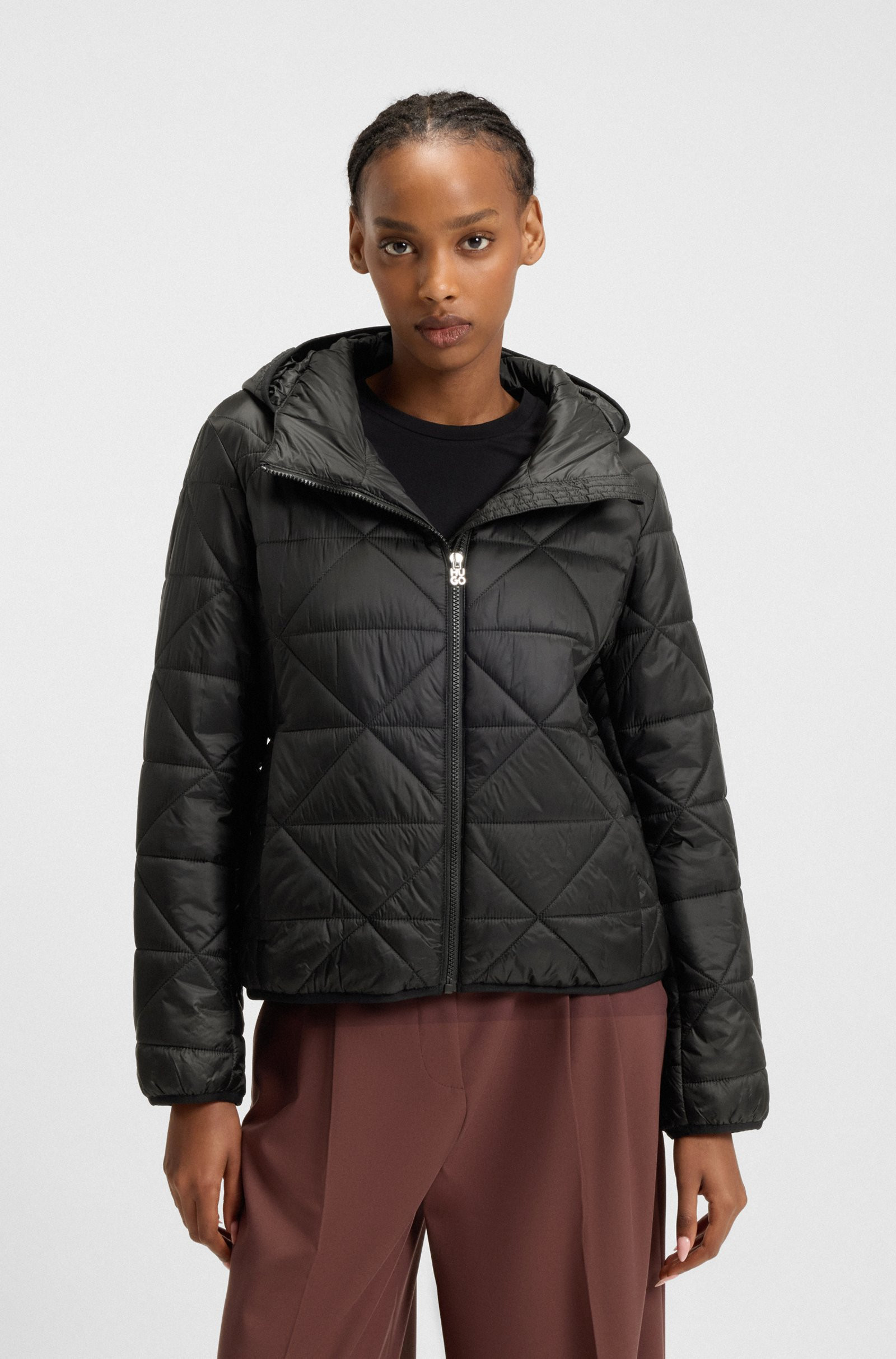 HUGO Water-repellent jacket with triangle quilting