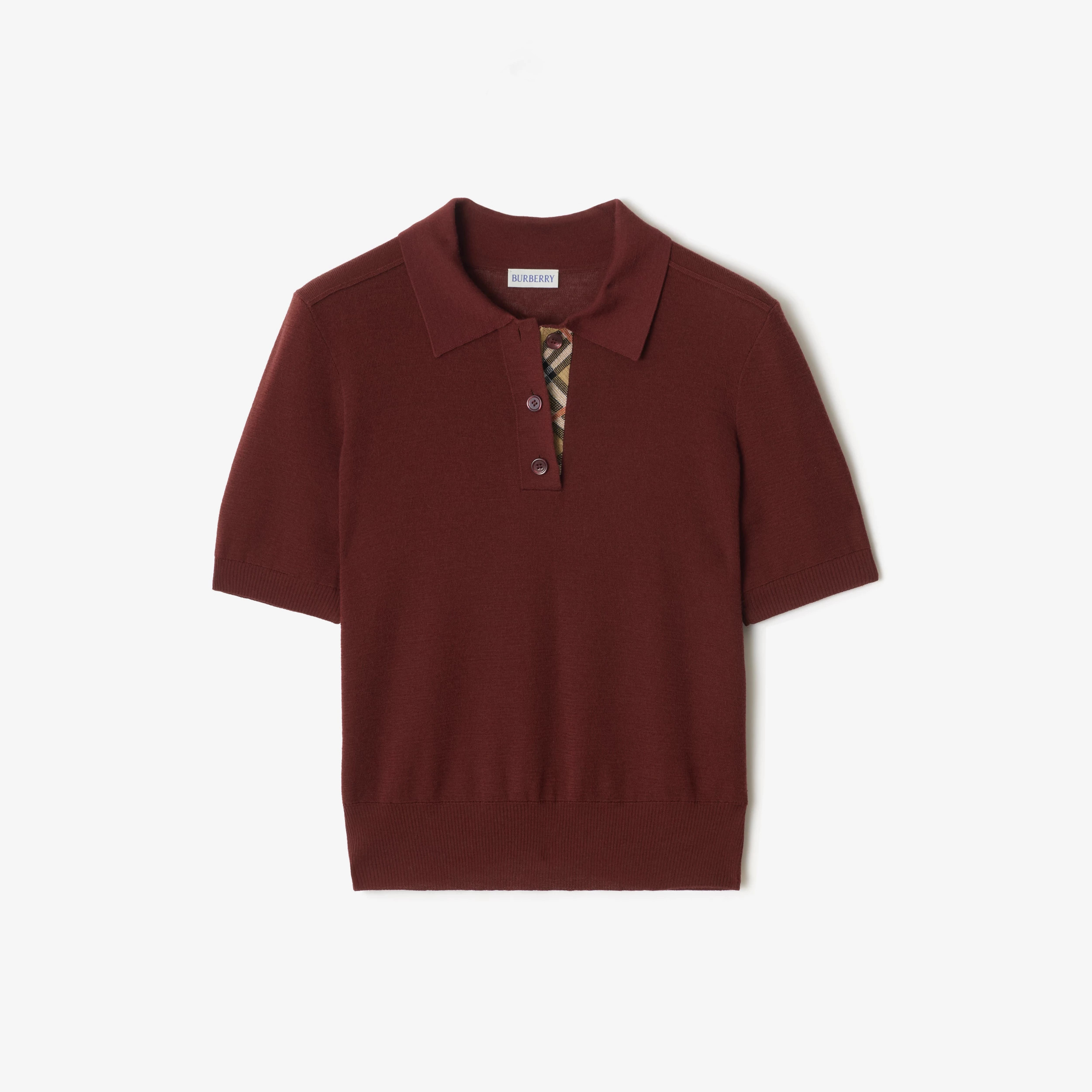 BURBERRY Wool Polo Shirt