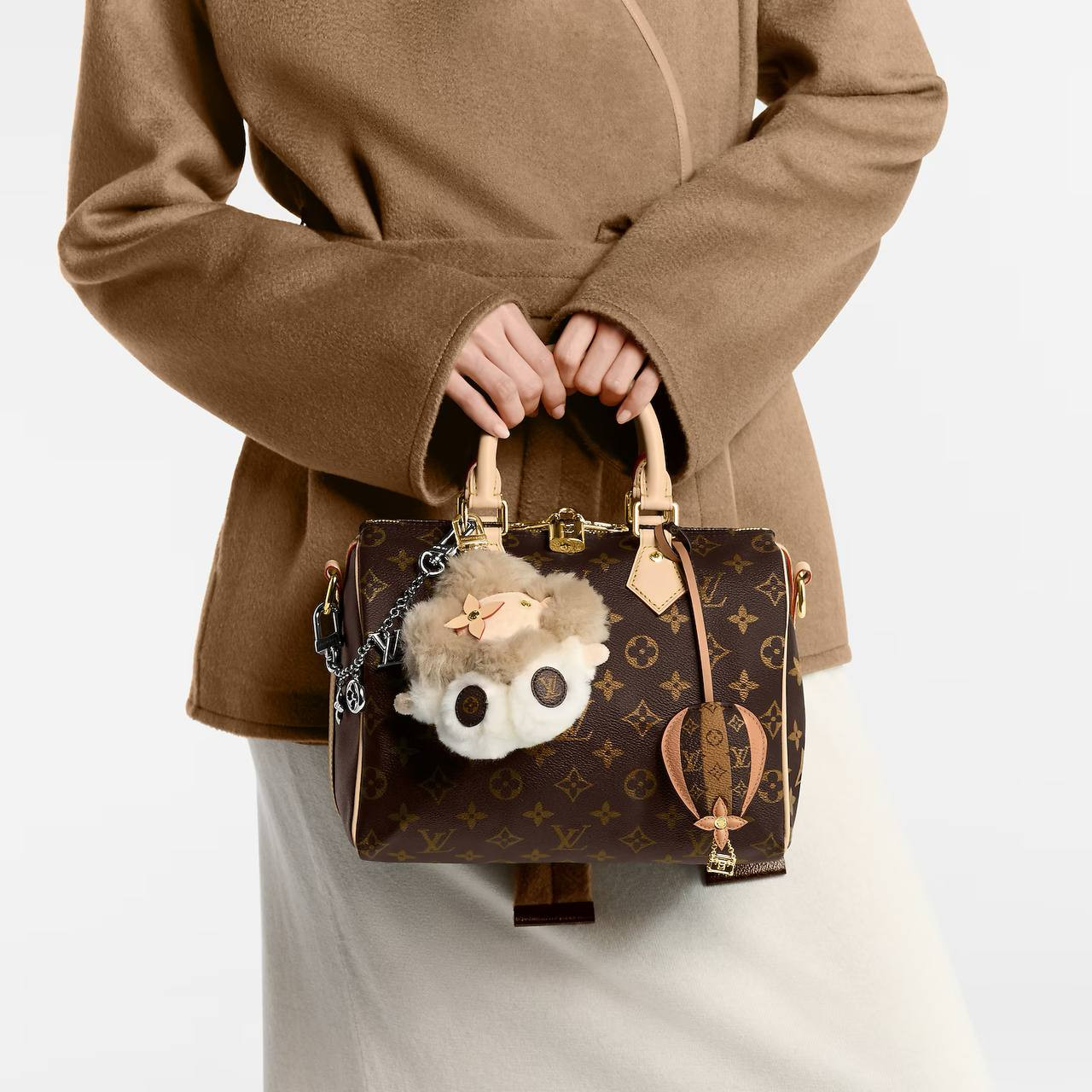 Louis Vuitton Speedy 25 mit Schulterriemen Monogram Canvas