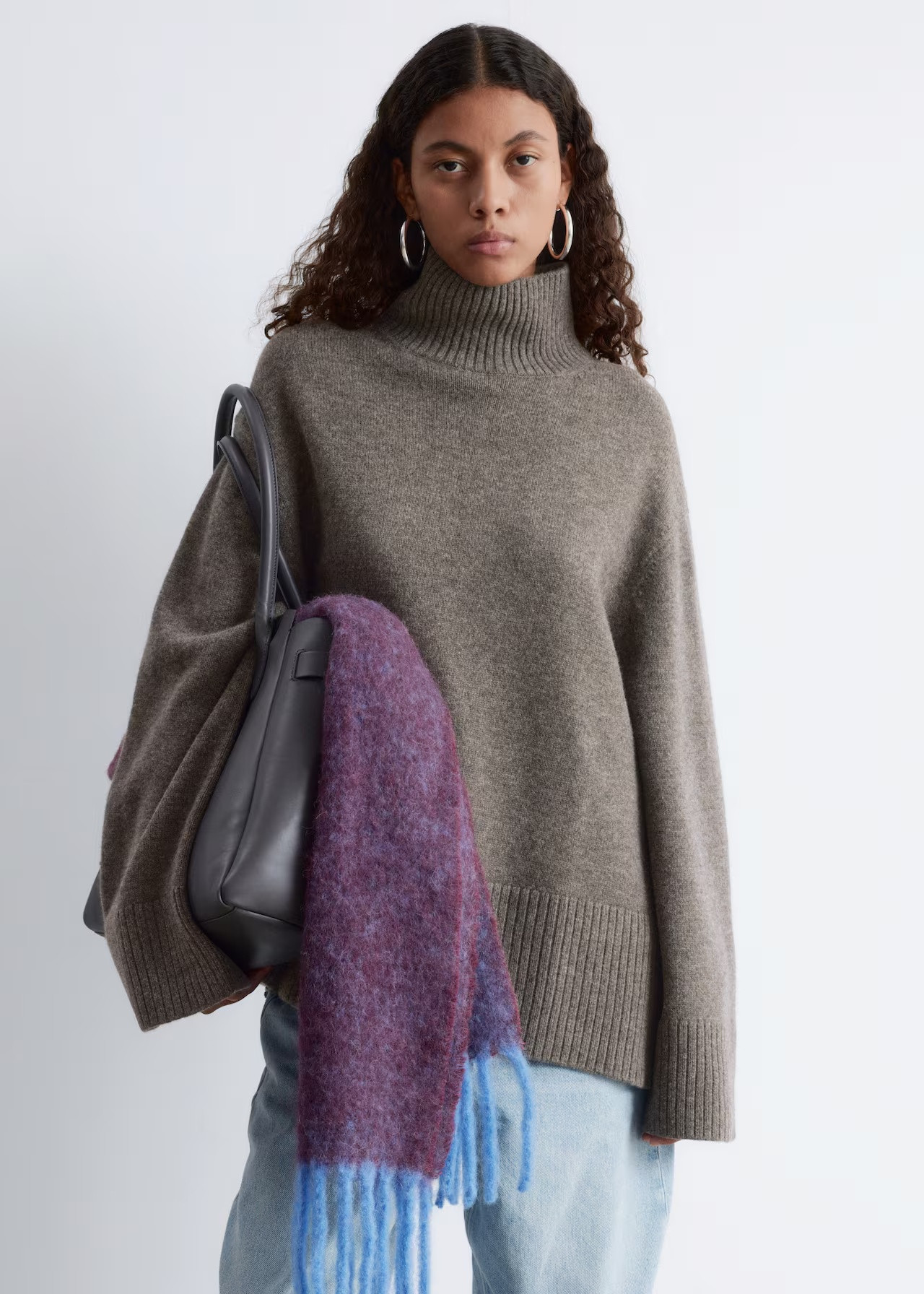 H&M Oversized wool turtleneck sweater