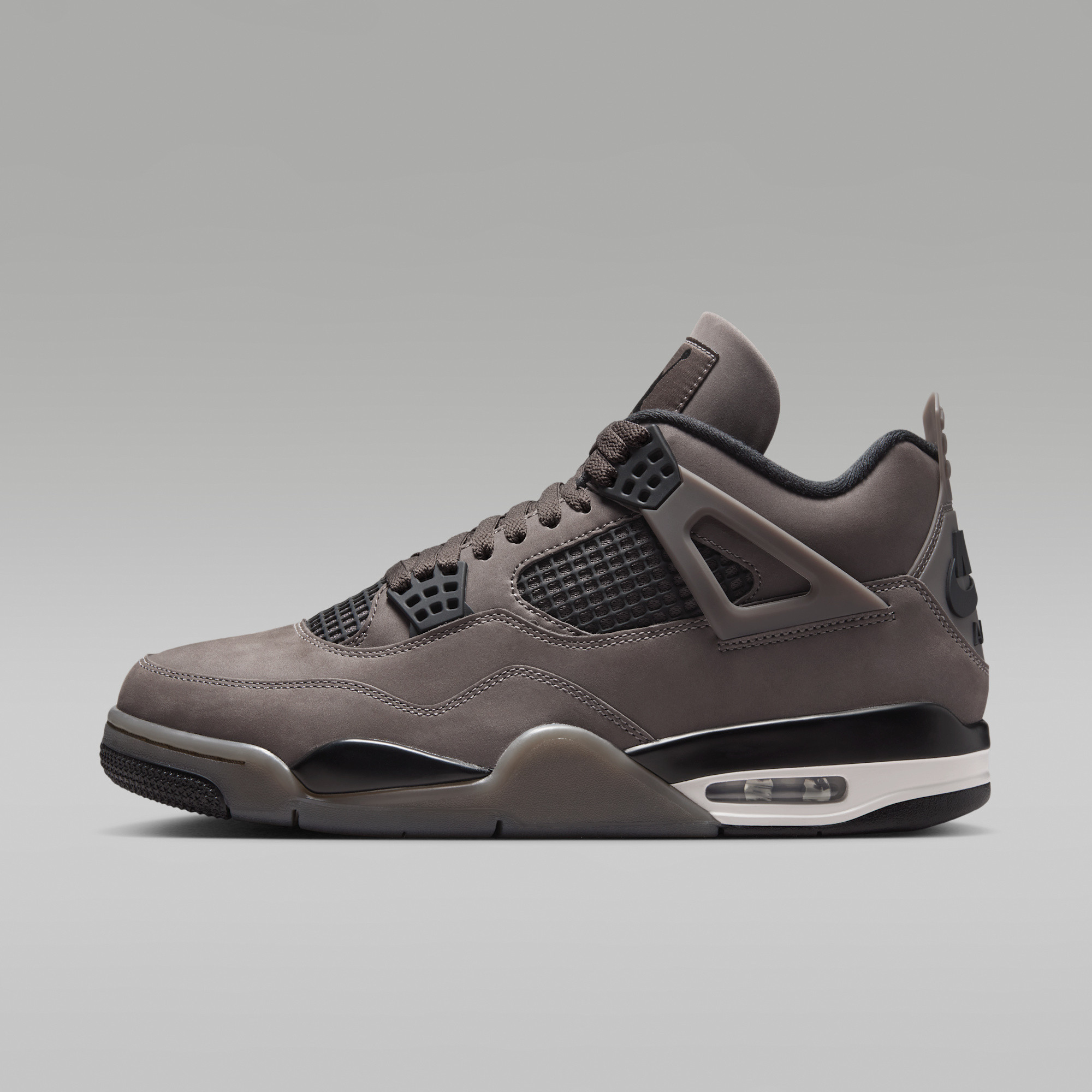 Air Jordan 4 Retro "Cave Stone and Black" – Men's Sneakers