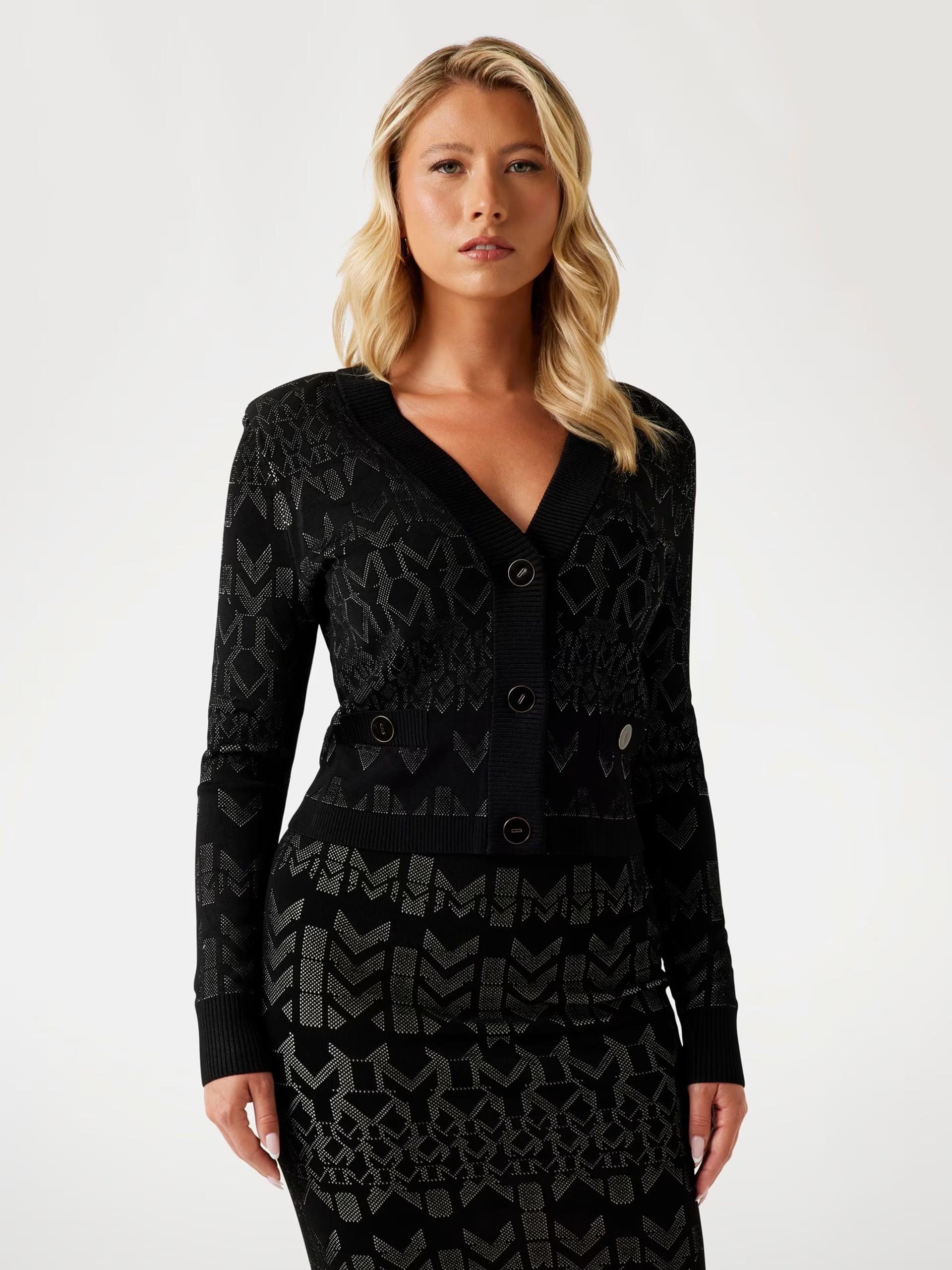 Guess Marciano logo cardigan